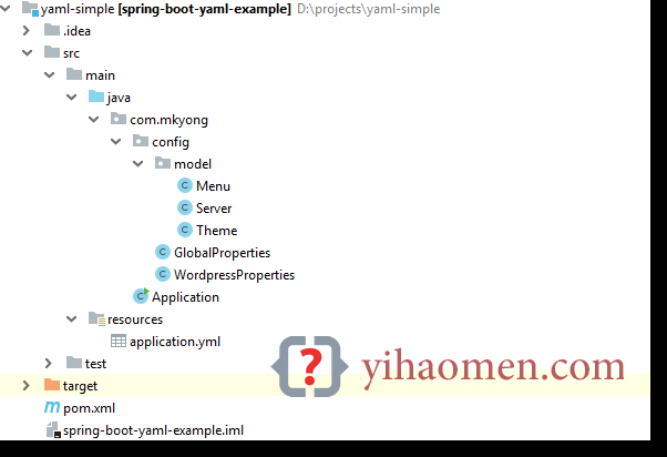  Spring Boot YAML Example 